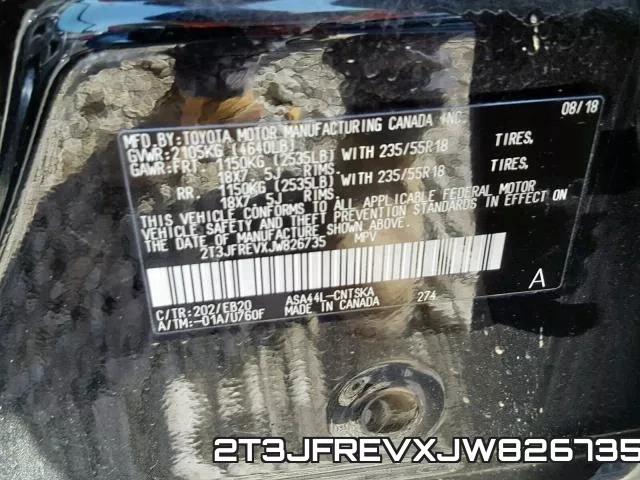 2T3JFREVXJW826735 фото 2