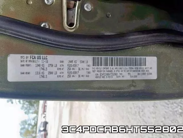 3C4PDCAB6HT552802 фото 2