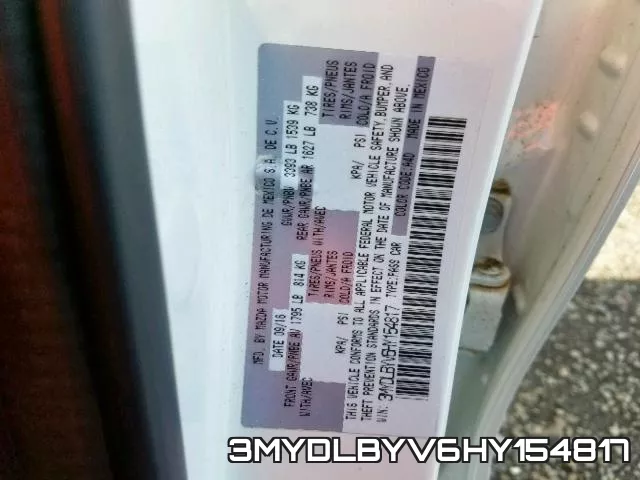 3MYDLBYV6HY154817 фото 2