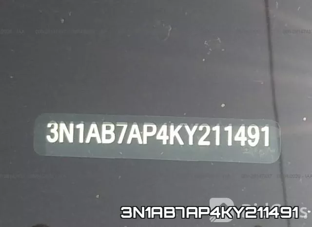 3N1AB7AP4KY211491 фото 10