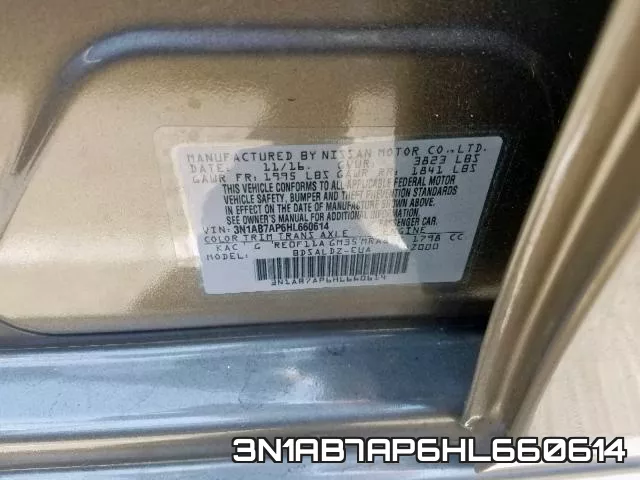 3N1AB7AP6HL660614 фото 2