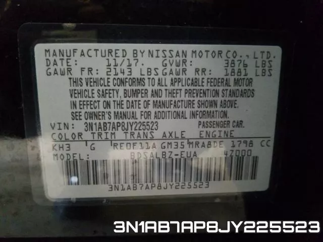 3N1AB7AP8JY225523 фото 2