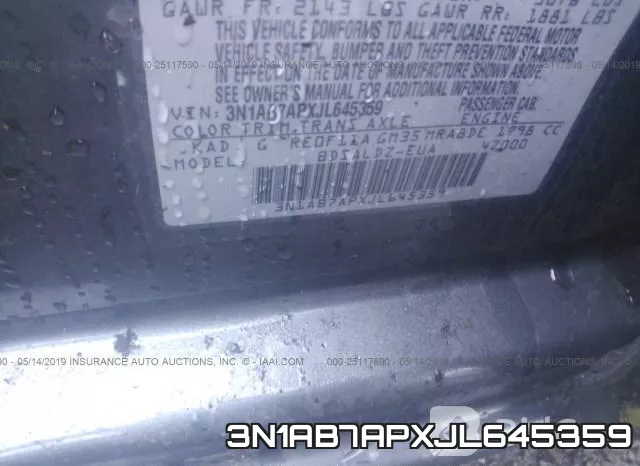 3N1AB7APXJL645359 фото 10