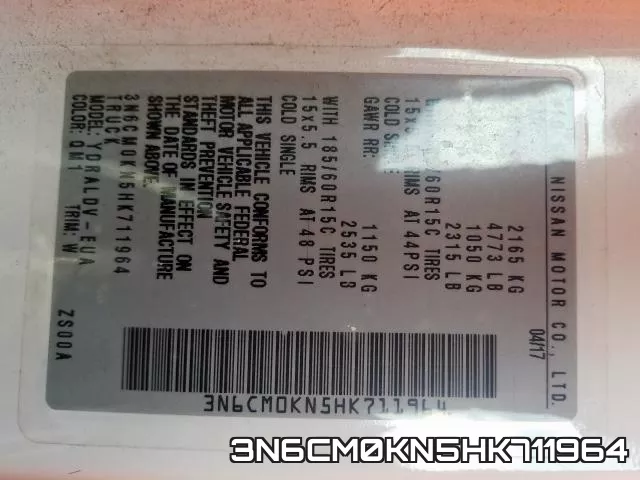 3N6CM0KN5HK711964 фото 2