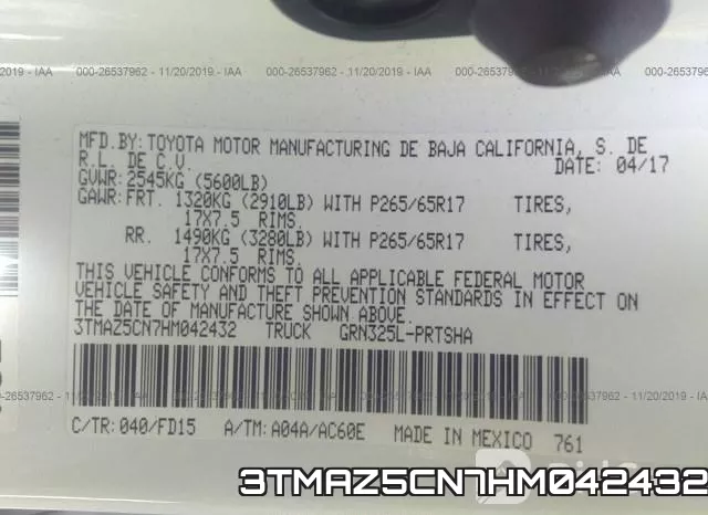 3TMAZ5CN7HM042432 фото 10