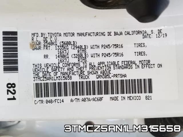3TMCZ5AN1LM315658 фото 2