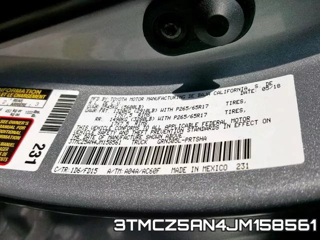 3TMCZ5AN4JM158561 фото 2
