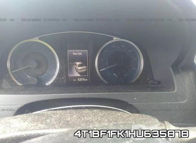 4T1BF1FK1HU635878 фото 8