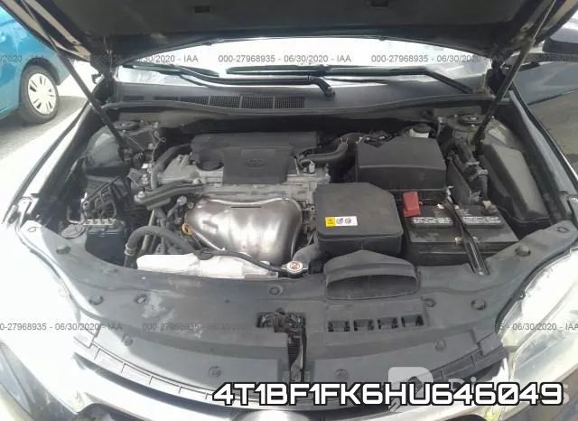 4T1BF1FK6HU646049 фото 2