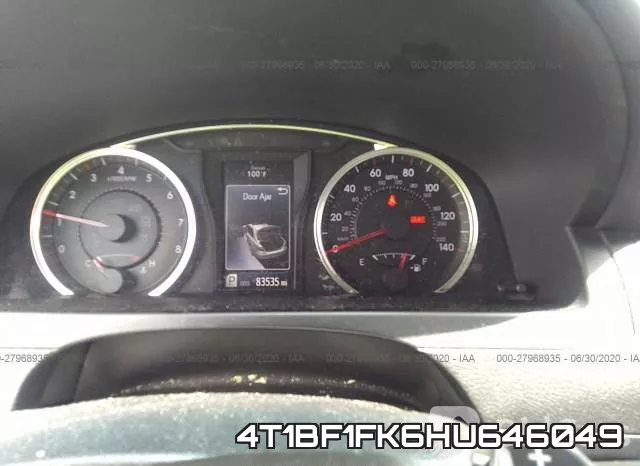 4T1BF1FK6HU646049 фото 8