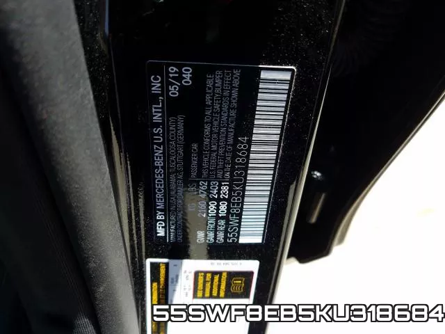 55SWF8EB5KU318684 фото 2