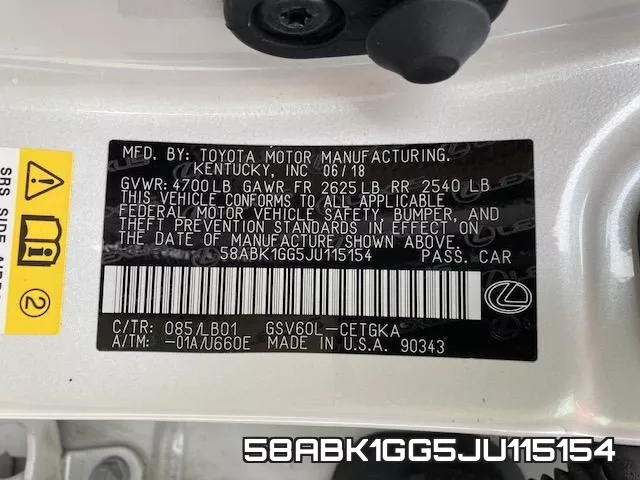 58ABK1GG5JU115154 фото 2