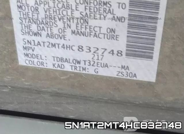 5N1AT2MT4HC832748 фото 10