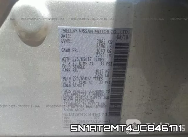 5N1AT2MT4JC846171 фото 10