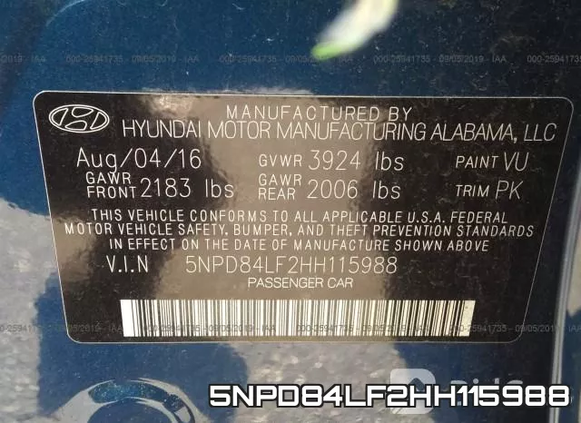 5NPD84LF2HH115988 фото 10