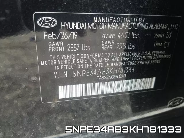 5NPE34AB3KH781333 фото 2