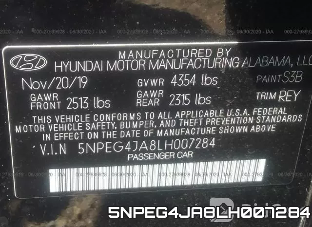5NPEG4JA8LH007284 фото 10