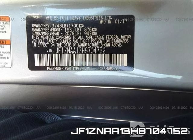 JF1ZNAA13H8704752 фото 10