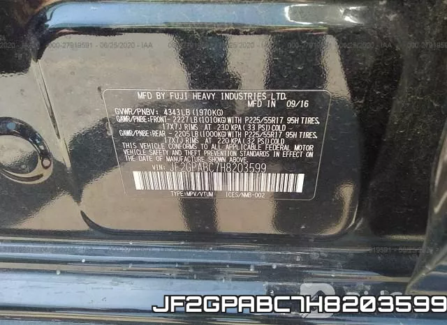 JF2GPABC7H8203599 фото 10
