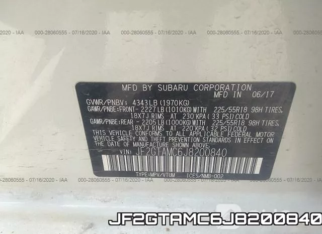 JF2GTAMC6J8200840 фото 10