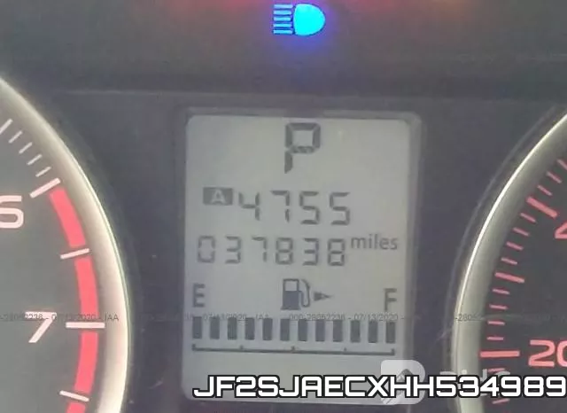 JF2SJAECXHH534989 фото 8