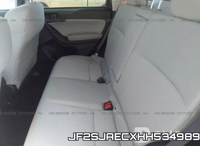 JF2SJAECXHH534989 фото 9