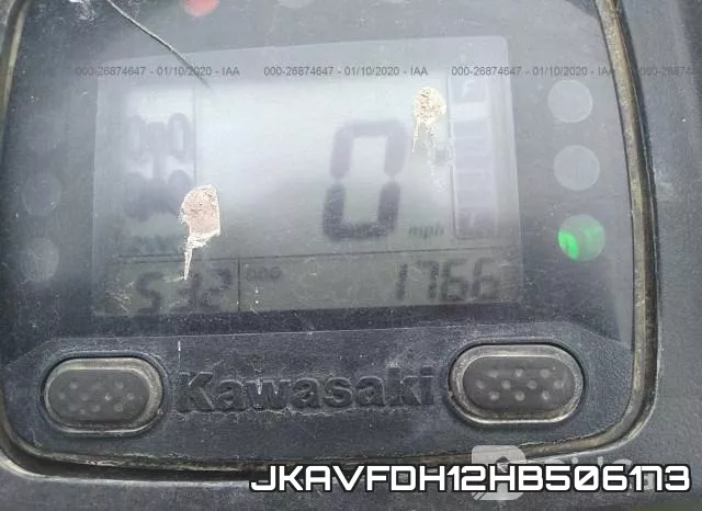 JKAVFDH12HB506173 фото 8
