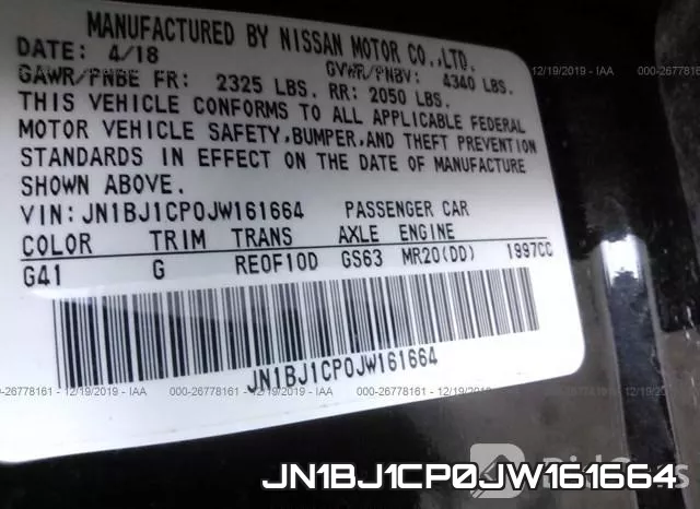 JN1BJ1CP0JW161664 фото 10