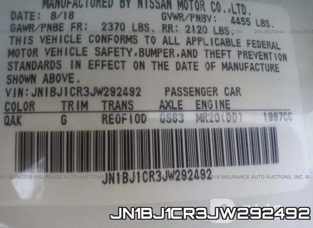 JN1BJ1CR3JW292492 фото 10