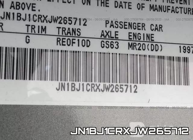 JN1BJ1CRXJW265712 фото 10