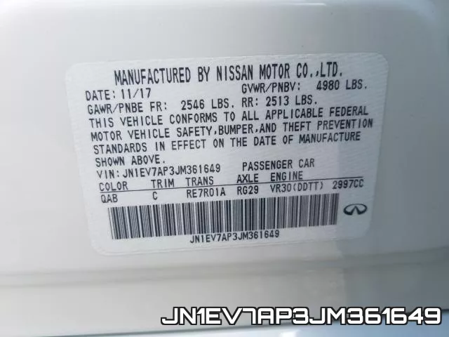JN1EV7AP3JM361649 фото 2