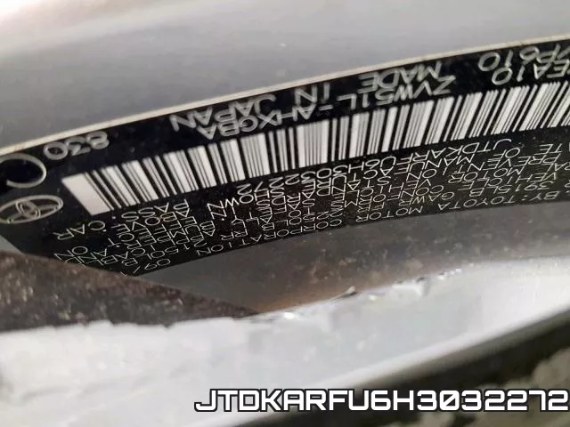 JTDKARFU6H3032272 фото 2