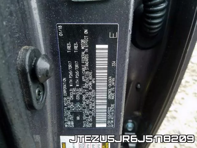 JTEZU5JR6J5178209 фото 2