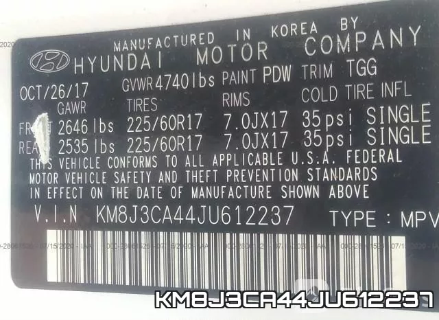 KM8J3CA44JU612237 фото 10