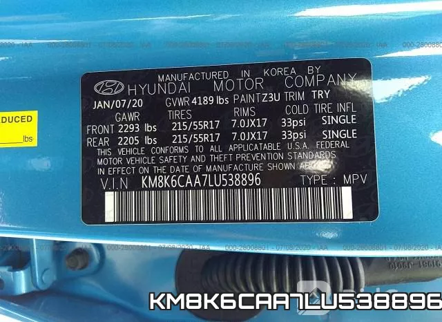 KM8K6CAA7LU538896 фото 10