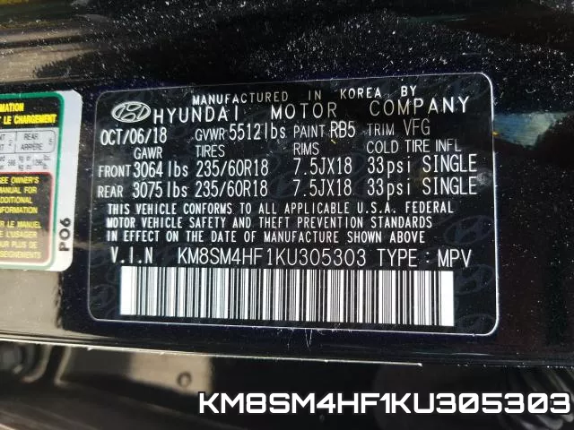 KM8SM4HF1KU305303 фото 2