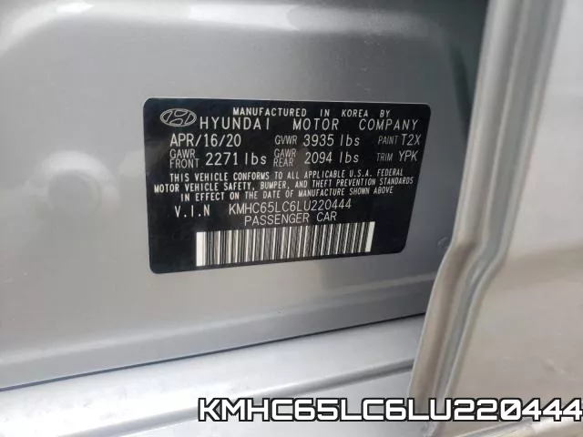 KMHC65LC6LU220444 фото 2