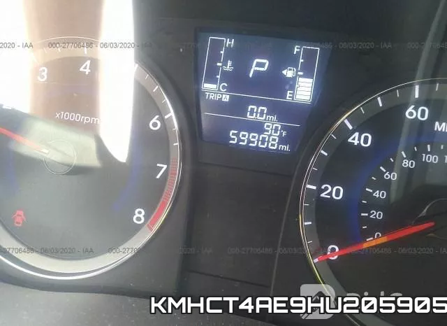 KMHCT4AE9HU205905 фото 8