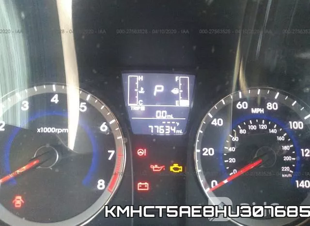 KMHCT5AE8HU307685 фото 8