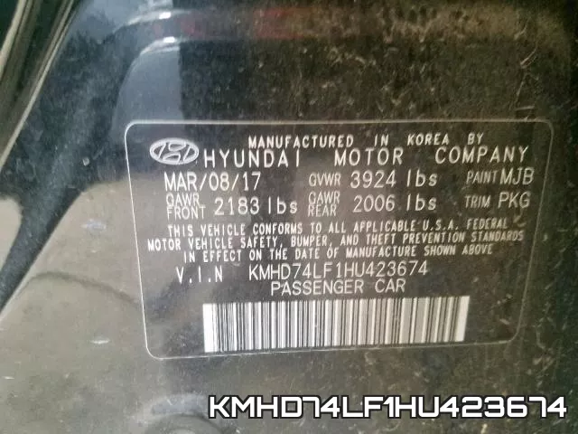 KMHD74LF1HU423674 фото 2