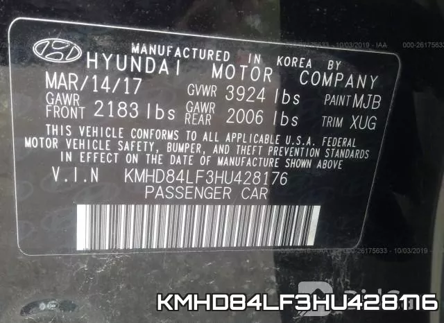 KMHD84LF3HU428176 фото 10