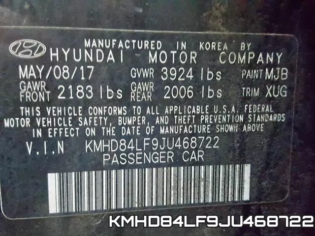 KMHD84LF9JU468722 фото 2