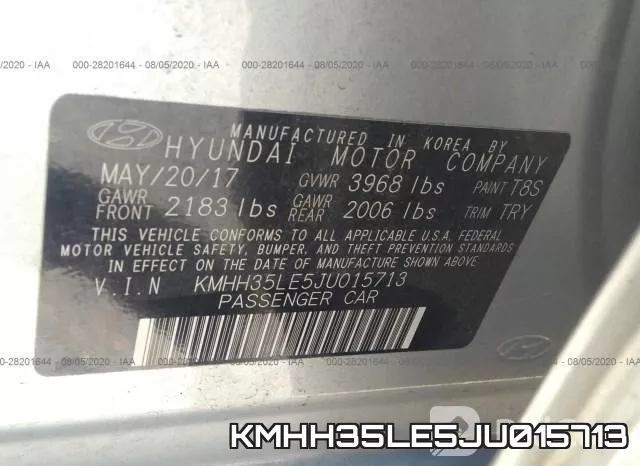 KMHH35LE5JU015713 фото 10