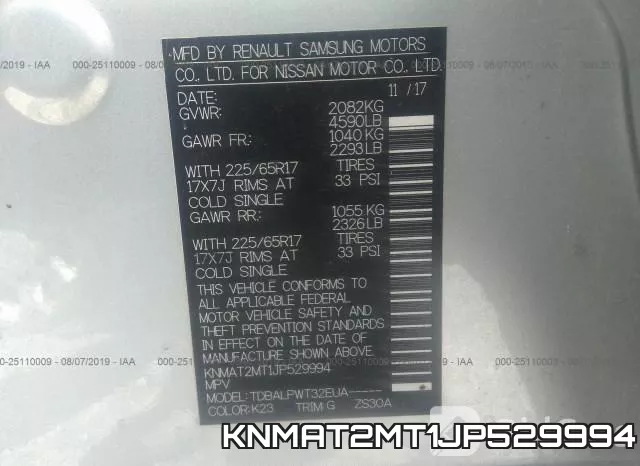 KNMAT2MT1JP529994 фото 10