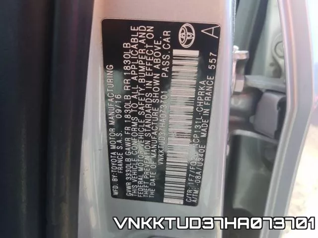 VNKKTUD37HA073701 фото 2