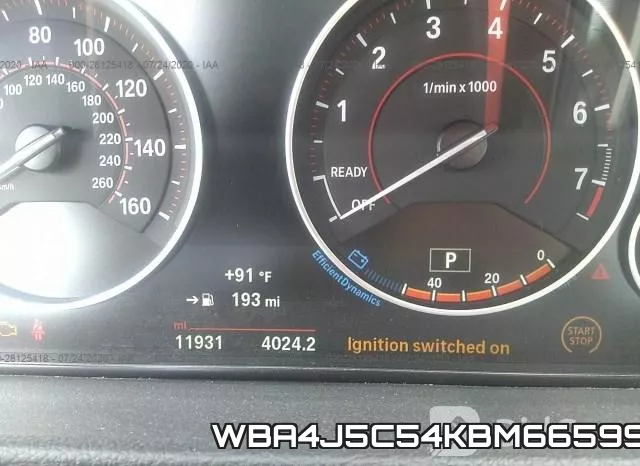 WBA4J5C54KBM66599 фото 8