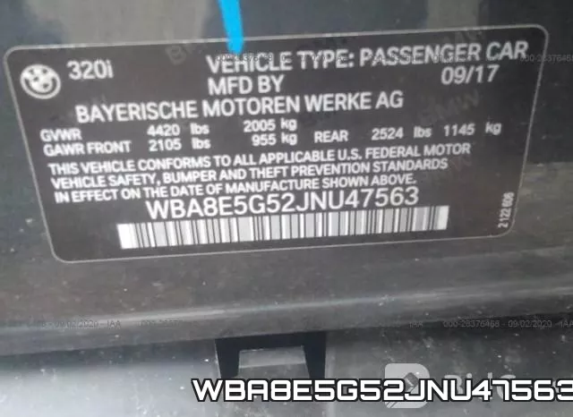 WBA8E5G52JNU47563 фото 10
