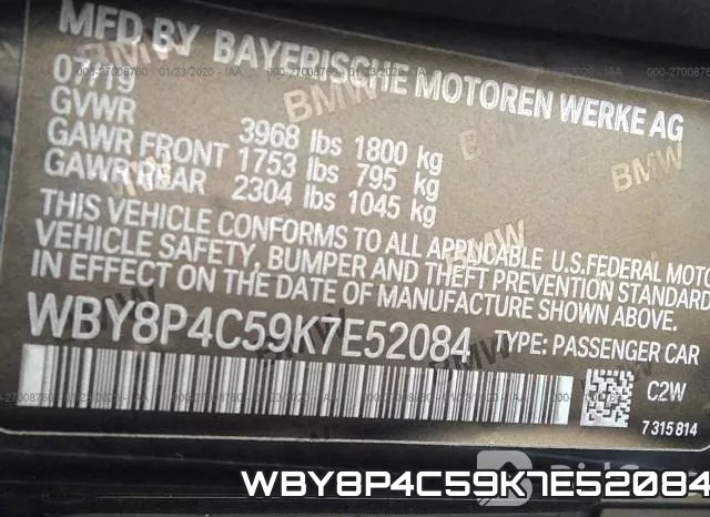 WBY8P4C59K7E52084 фото 10