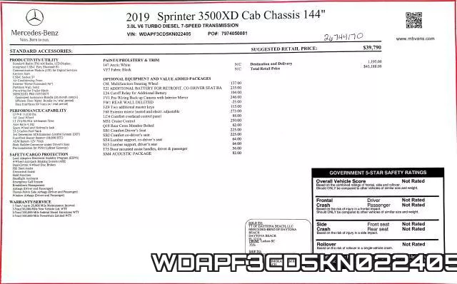 WDAPF3CD5KN022405 фото 10