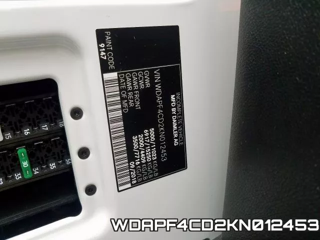 WDAPF4CD2KN012453 фото 2